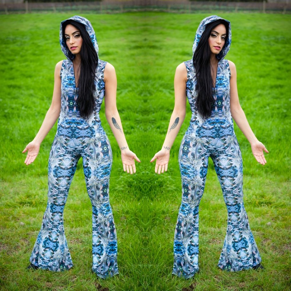 Hooded Zip Jumpsuit - Warrior Within Designs